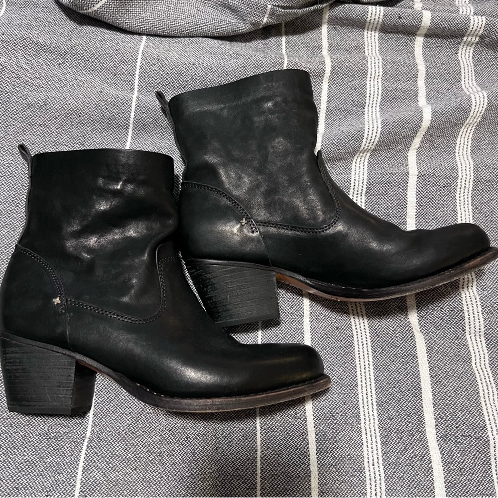 Women's Rag & Bone Leather Ankle Boots 7.5 (38)